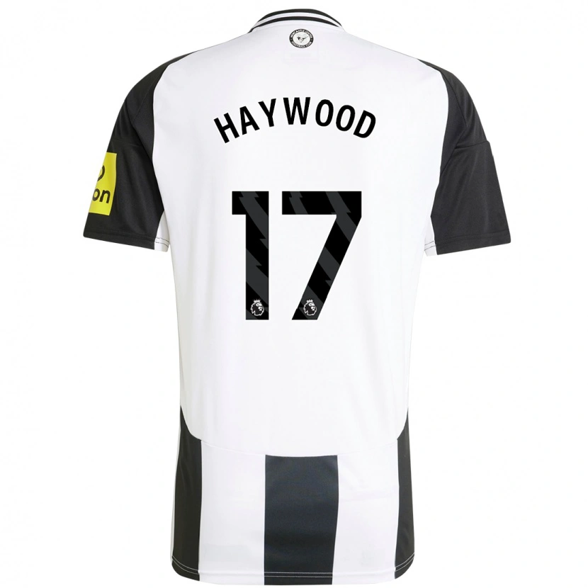 Danxen Kvinnor Sophie Haywood #17 Vit Svart Hemmatröja Matchtröjor 2024/25 Tröjor T-Tröja
