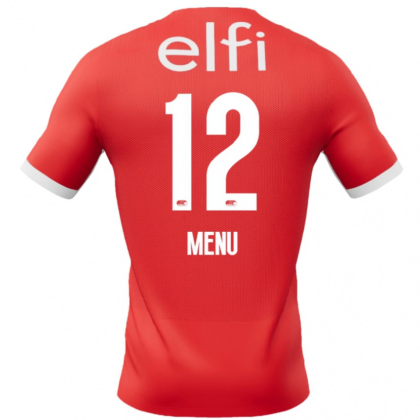 Danxen Kvinnor Mathijs Menu #12 Röd Vit Hemmatröja Matchtröjor 2024/25 Tröjor T-Tröja