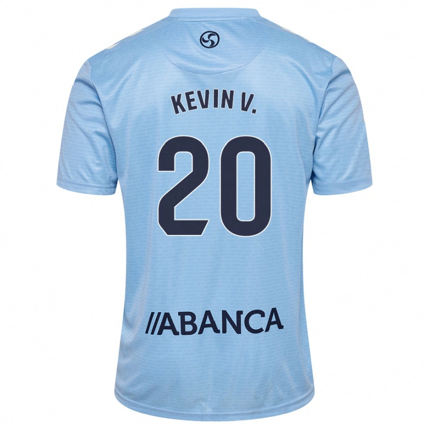Danxen Kvinnor Kevin Vázquez #20 Himmelsblå Hemmatröja Matchtröjor 2024/25 Tröjor T-Tröja