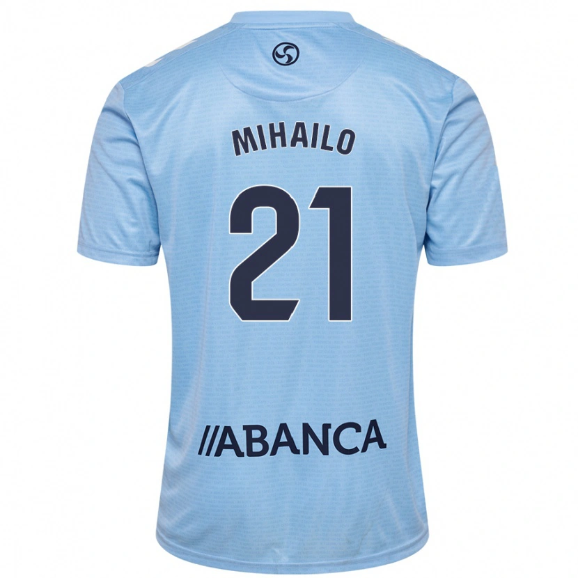 Danxen Kvinnor Mihailo Ristic #21 Himmelsblå Hemmatröja Matchtröjor 2024/25 Tröjor T-Tröja