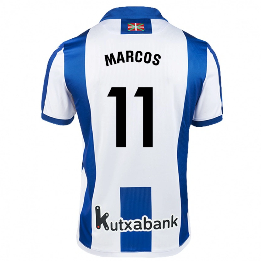 Danxen Kvinnor Cecilia Marcos #11 Vit Blå Hemmatröja Matchtröjor 2024/25 Tröjor T-Tröja