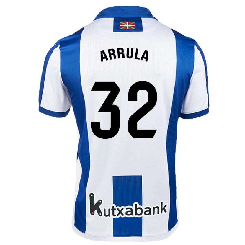Danxen Kvinnor Julia Arrula #32 Vit Blå Hemmatröja Matchtröjor 2024/25 Tröjor T-Tröja