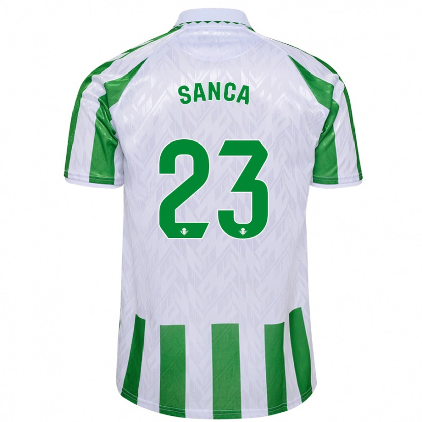 Danxen Kvinnor Marciano Sanca #23 Gröna Vita Ränder Hemmatröja Matchtröjor 2024/25 Tröjor T-Tröja