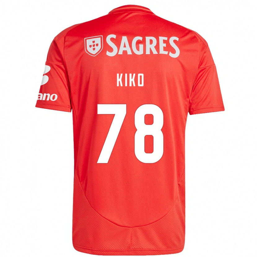Danxen Kvinnor Kiko #78 Röd Vit Hemmatröja Matchtröjor 2024/25 Tröjor T-Tröja