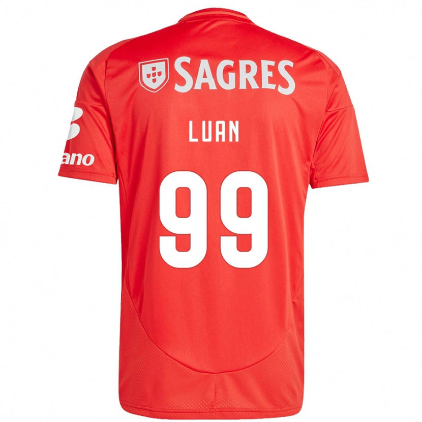 Danxen Kvinnor Luan #99 Röd Vit Hemmatröja Matchtröjor 2024/25 Tröjor T-Tröja