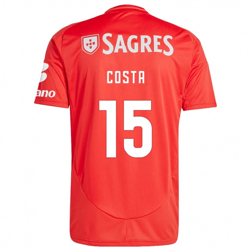 Danxen Kvinnor Carole Costa #15 Röd Vit Hemmatröja Matchtröjor 2024/25 Tröjor T-Tröja
