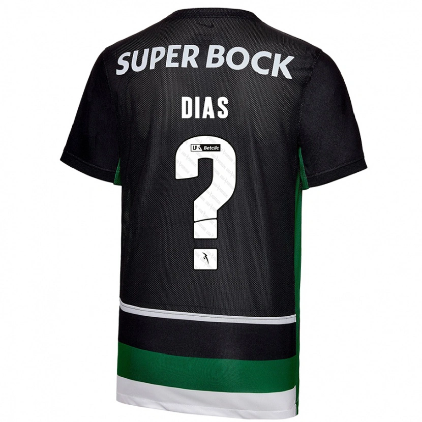Danxen Kvinnor Lucas Dias #0 Svart Vit Grön Hemmatröja Matchtröjor 2024/25 Tröjor T-Tröja