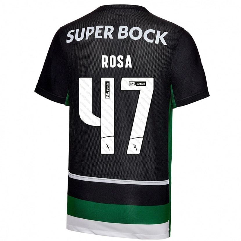 Danxen Kvinnor Mariana Rosa #47 Svart Vit Grön Hemmatröja Matchtröjor 2024/25 Tröjor T-Tröja