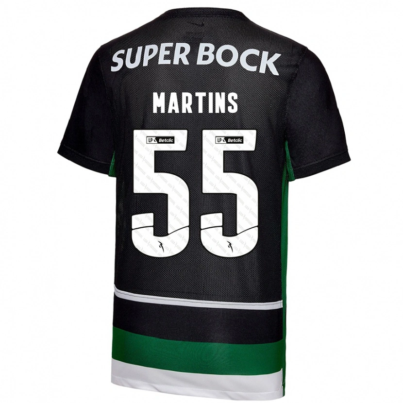 Danxen Kvinnor Carolina Martins #55 Svart Vit Grön Hemmatröja Matchtröjor 2024/25 Tröjor T-Tröja