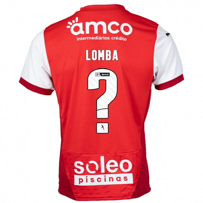 Danxen Kvinnor João Lomba #0 Röd Vit Hemmatröja Matchtröjor 2024/25 Tröjor T-Tröja