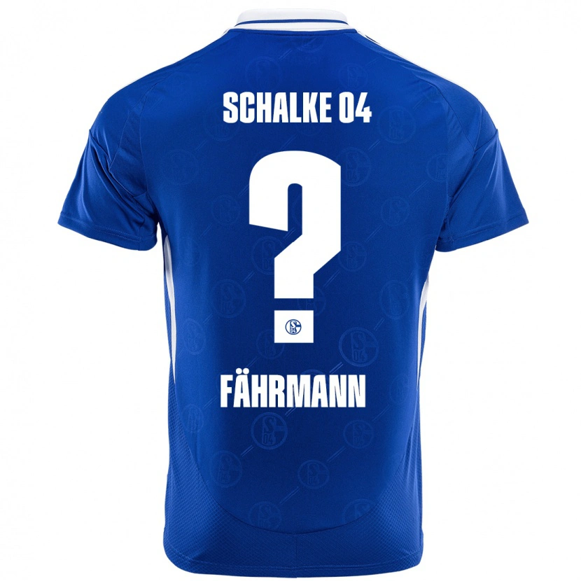 Danxen Kvinnor Ralf Fährmann #0 Kungsblå Hemmatröja Matchtröjor 2024/25 Tröjor T-Tröja