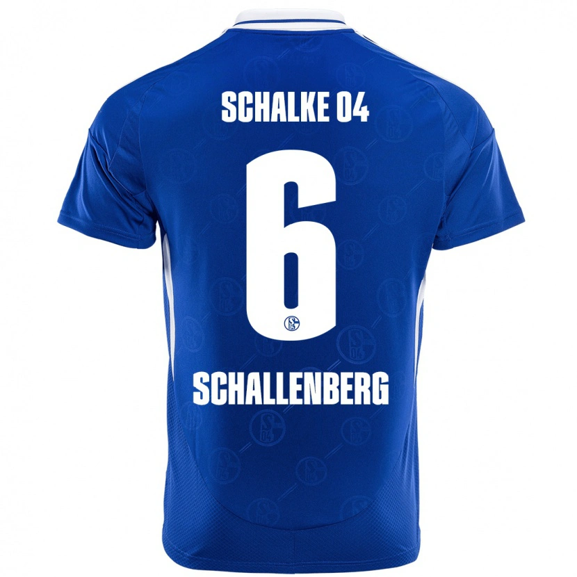Danxen Kvinnor Ron Schallenberg #6 Kungsblå Hemmatröja Matchtröjor 2024/25 Tröjor T-Tröja