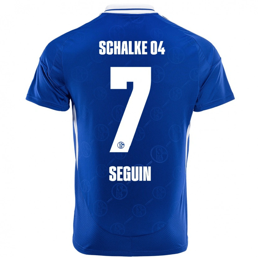 Danxen Kvinnor Paul Seguin #7 Kungsblå Hemmatröja Matchtröjor 2024/25 Tröjor T-Tröja