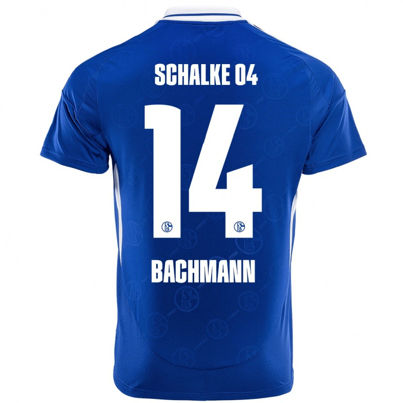 Danxen Kvinnor Janik Bachmann #14 Kungsblå Hemmatröja Matchtröjor 2024/25 Tröjor T-Tröja