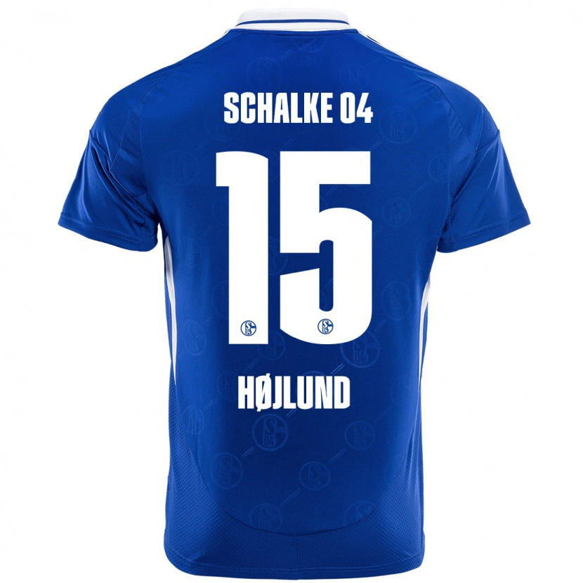Danxen Kvinnor Emil Højlund #15 Kungsblå Hemmatröja Matchtröjor 2024/25 Tröjor T-Tröja