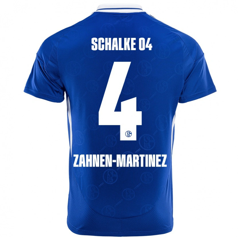 Danxen Kvinnor Pablo Zahnen-Martinez #4 Kungsblå Hemmatröja Matchtröjor 2024/25 Tröjor T-Tröja