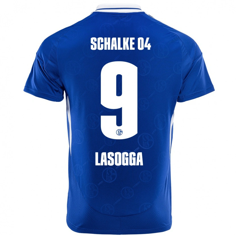 Danxen Kvinnor Pierre-Michel Lasogga #9 Kungsblå Hemmatröja Matchtröjor 2024/25 Tröjor T-Tröja