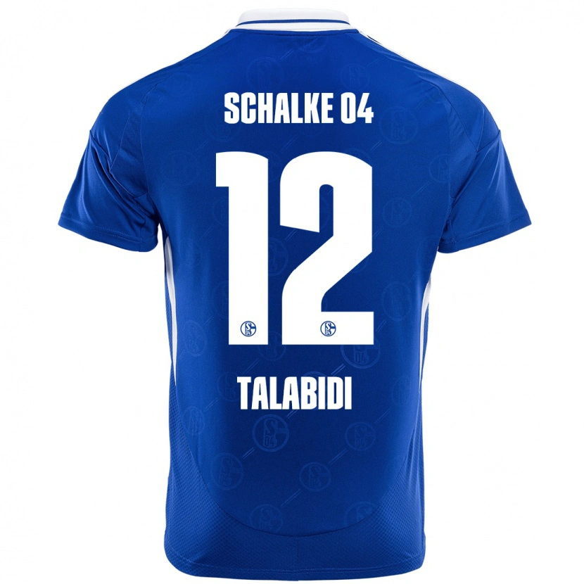 Danxen Kvinnor Malik Talabidi #12 Kungsblå Hemmatröja Matchtröjor 2024/25 Tröjor T-Tröja