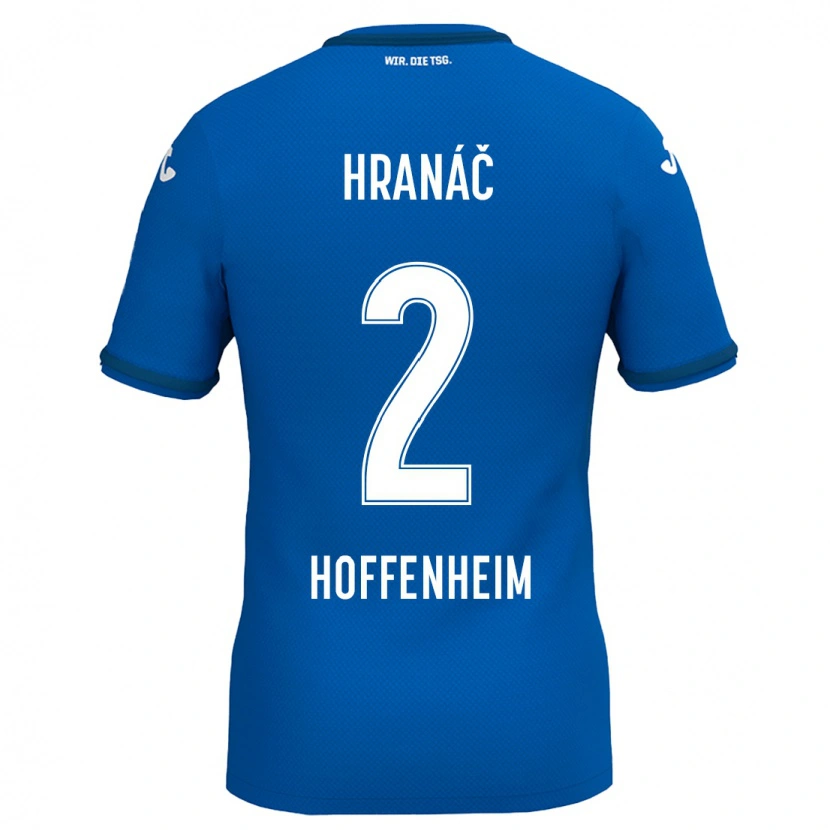 Danxen Kvinnor Robin Hranac #2 Kungsblå Hemmatröja Matchtröjor 2024/25 Tröjor T-Tröja