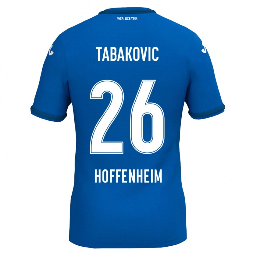 Danxen Kvinnor Haris Tabakovic #26 Kungsblå Hemmatröja Matchtröjor 2024/25 Tröjor T-Tröja