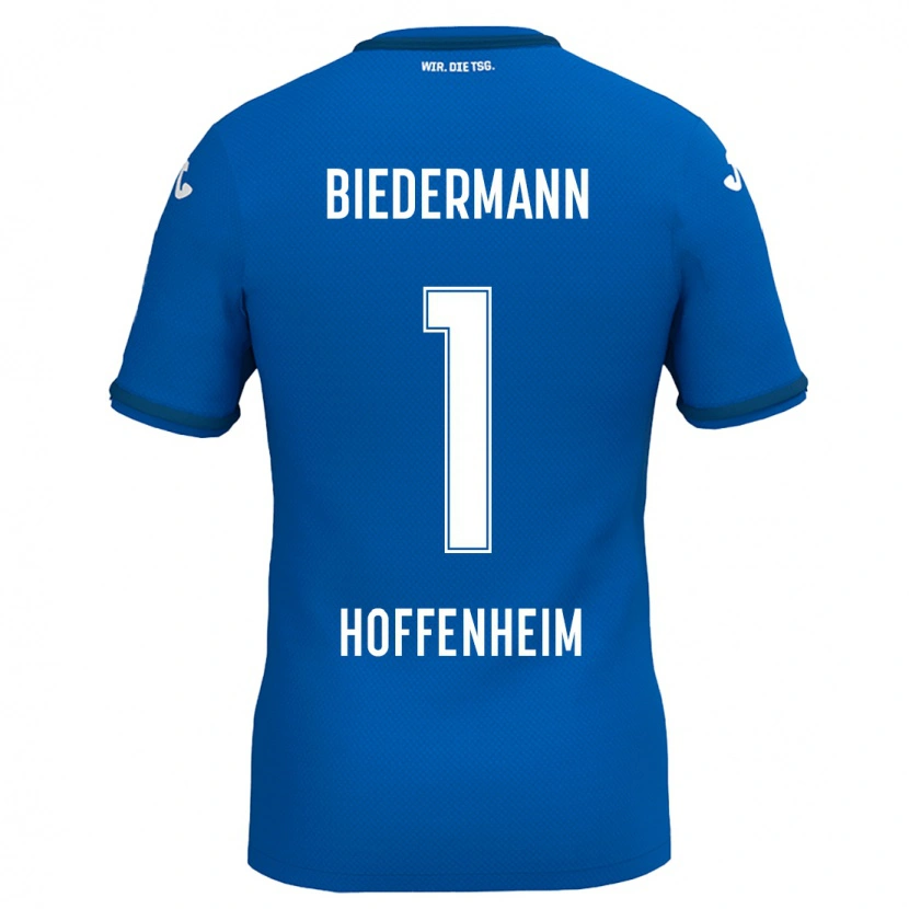 Danxen Kvinnor Nico Biedermann #1 Kungsblå Hemmatröja Matchtröjor 2024/25 Tröjor T-Tröja