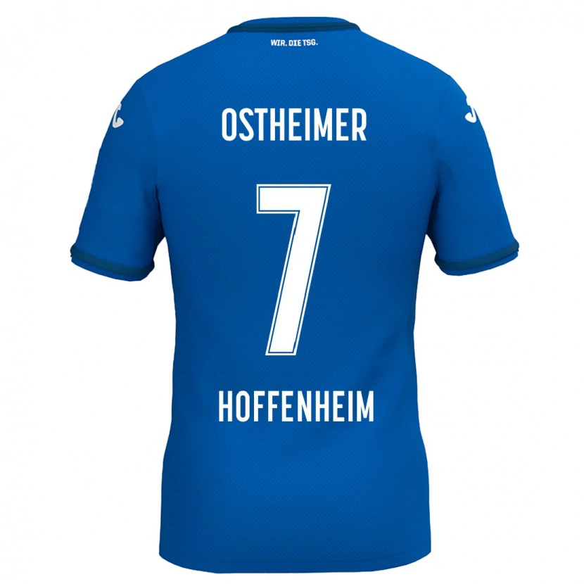 Danxen Kvinnor Nevio Ostheimer #7 Kungsblå Hemmatröja Matchtröjor 2024/25 Tröjor T-Tröja
