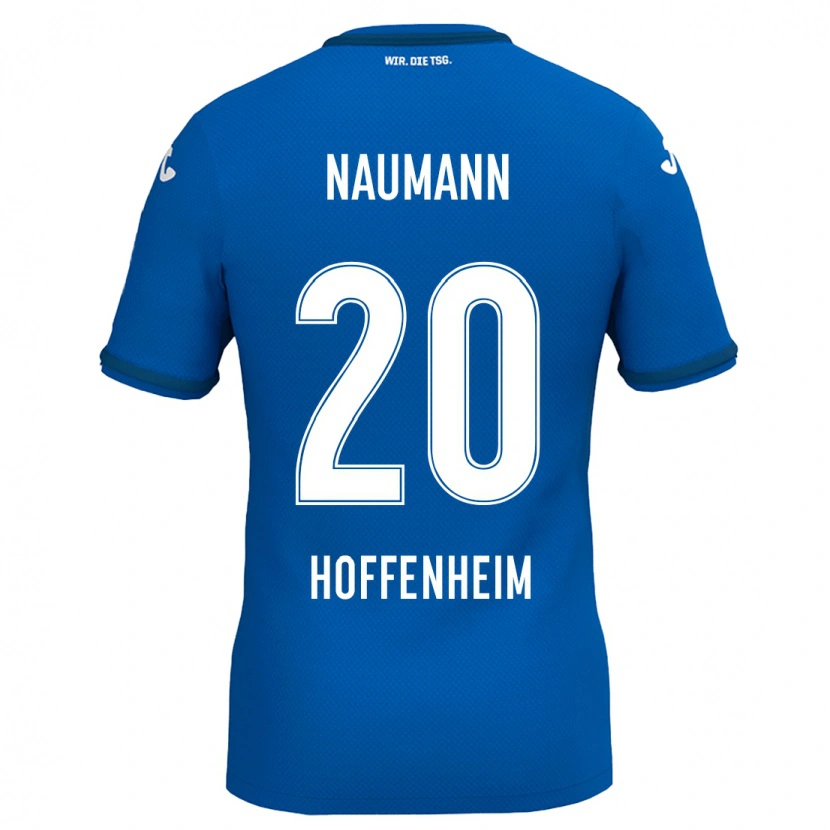 Danxen Kvinnor Maxim Naumann #20 Kungsblå Hemmatröja Matchtröjor 2024/25 Tröjor T-Tröja
