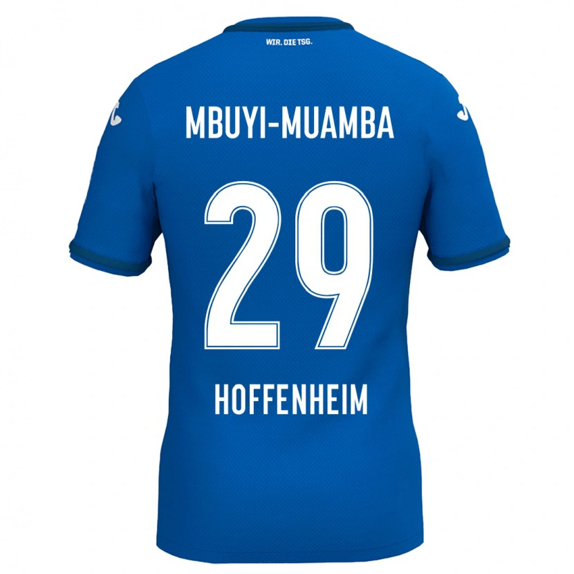 Danxen Kvinnor Hubert Mbuyi-Muamba #29 Kungsblå Hemmatröja Matchtröjor 2024/25 Tröjor T-Tröja