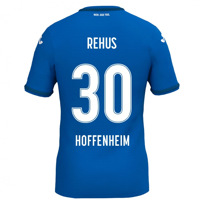 Danxen Kvinnor Milan Rehus #30 Kungsblå Hemmatröja Matchtröjor 2024/25 Tröjor T-Tröja
