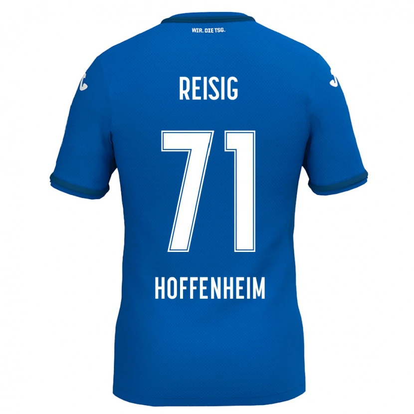 Danxen Kvinnor Ruben Reisig #71 Kungsblå Hemmatröja Matchtröjor 2024/25 Tröjor T-Tröja