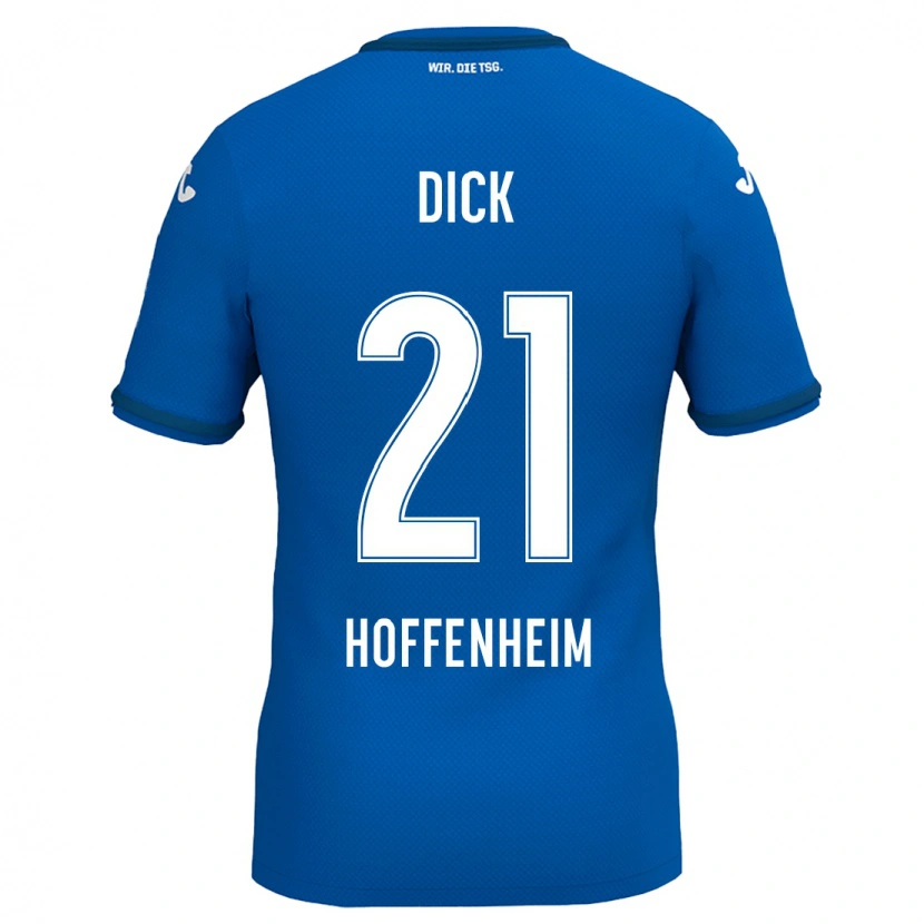 Danxen Kvinnor Laura Dick #21 Kungsblå Hemmatröja Matchtröjor 2024/25 Tröjor T-Tröja