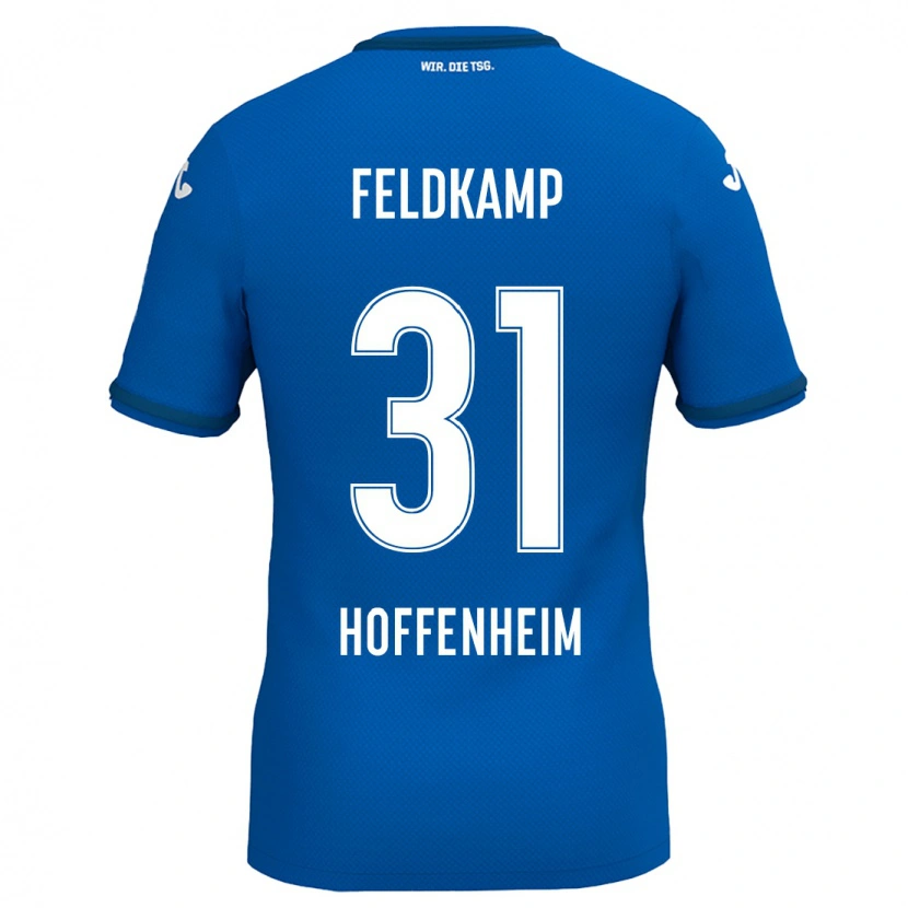 Danxen Kvinnor Jana Feldkamp #31 Kungsblå Hemmatröja Matchtröjor 2024/25 Tröjor T-Tröja