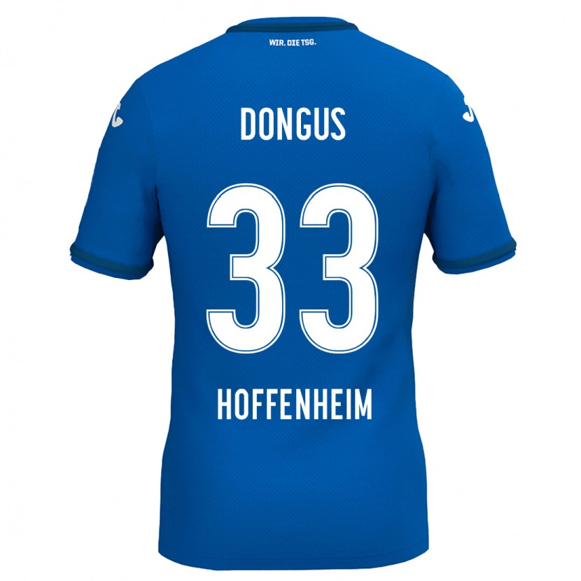 Danxen Kvinnor Fabienne Dongus #33 Kungsblå Hemmatröja Matchtröjor 2024/25 Tröjor T-Tröja