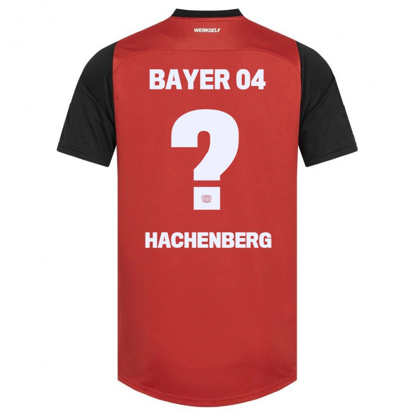Danxen Kvinnor Merlin Hachenberg #0 Röd Svart Hemmatröja Matchtröjor 2024/25 Tröjor T-Tröja