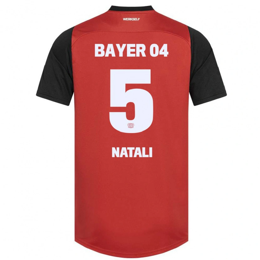 Danxen Kvinnor Andrea Natali #5 Röd Svart Hemmatröja Matchtröjor 2024/25 Tröjor T-Tröja