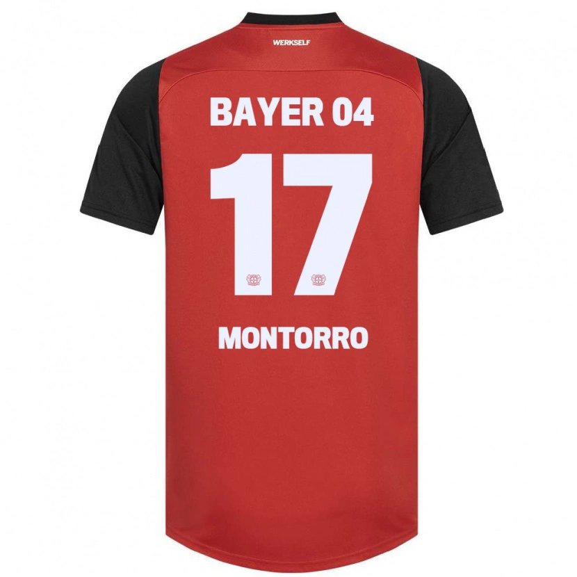 Danxen Kvinnor Josuè Montorro #17 Röd Svart Hemmatröja Matchtröjor 2024/25 Tröjor T-Tröja