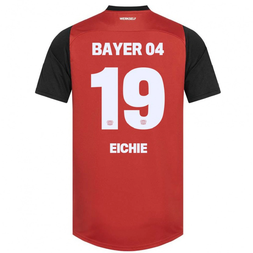 Danxen Kvinnor Isaiah Eichie #19 Röd Svart Hemmatröja Matchtröjor 2024/25 Tröjor T-Tröja