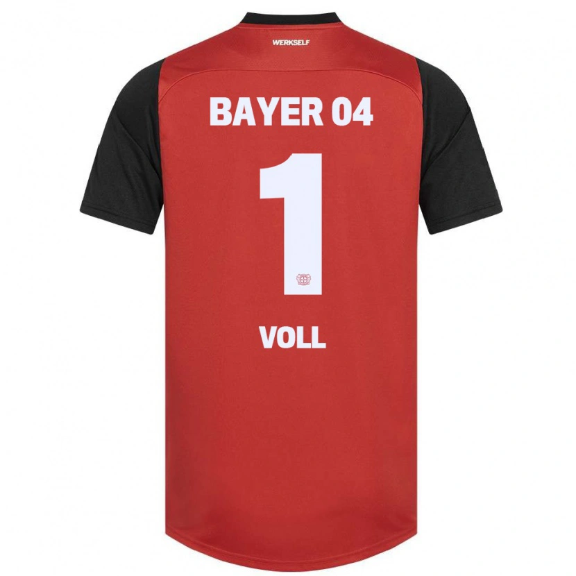 Danxen Kvinnor Charlotte Voll #1 Röd Svart Hemmatröja Matchtröjor 2024/25 Tröjor T-Tröja
