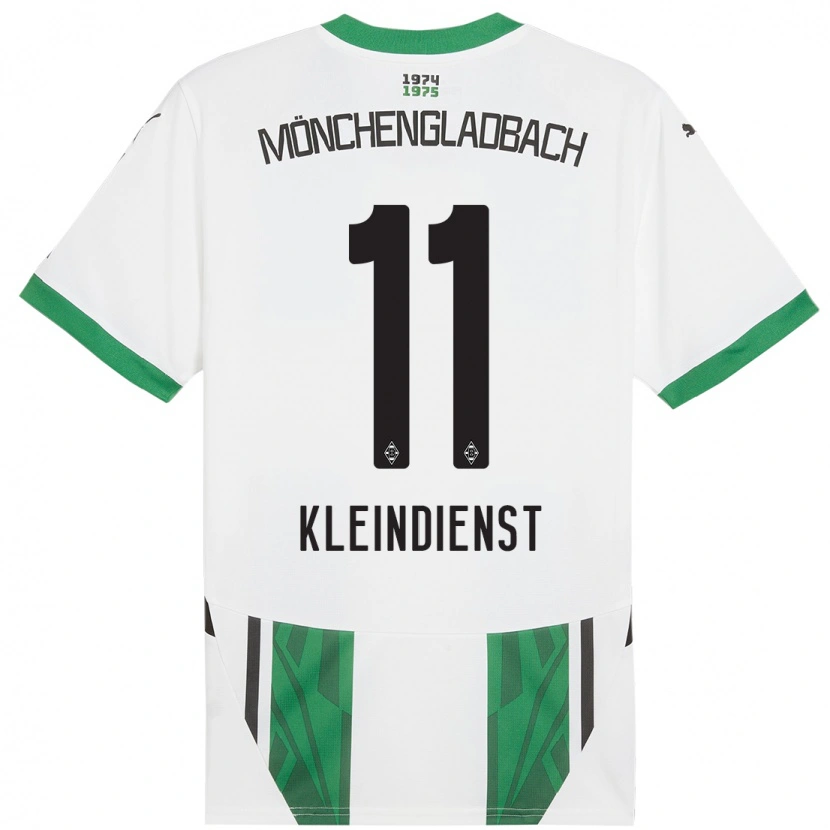 Danxen Kvinnor Tim Kleindienst #11 Vit Grön Hemmatröja Matchtröjor 2024/25 Tröjor T-Tröja