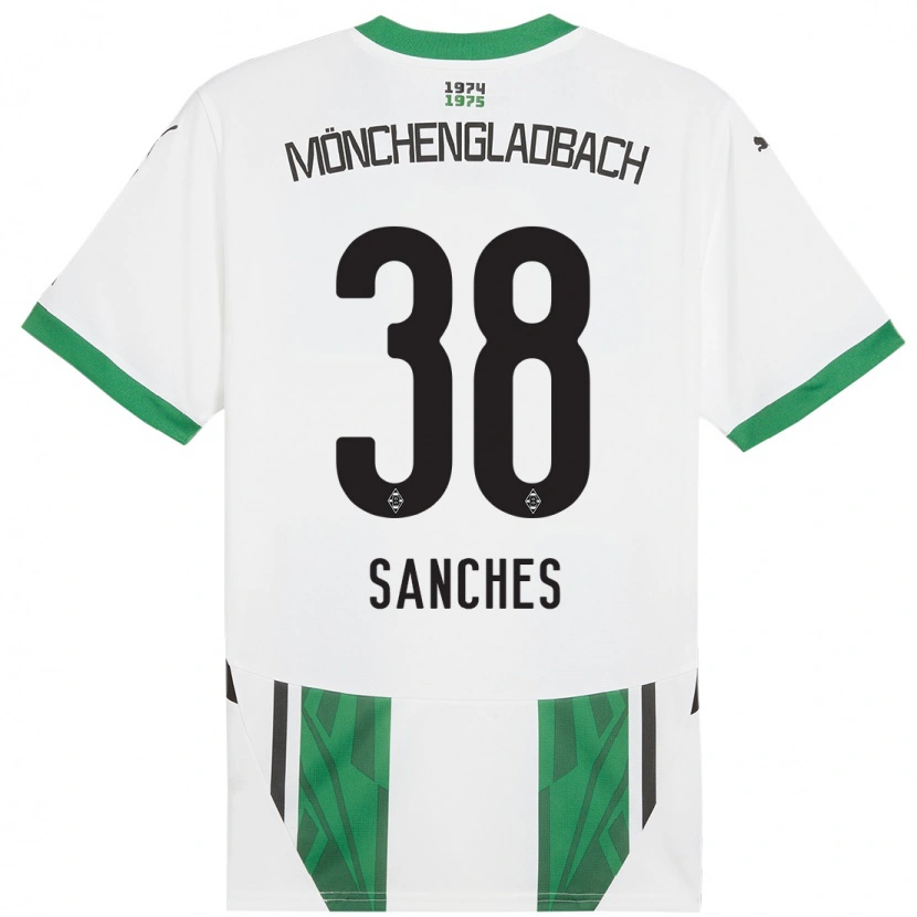 Danxen Kvinnor Yvandro Borges Sanches #38 Vit Grön Hemmatröja Matchtröjor 2024/25 Tröjor T-Tröja