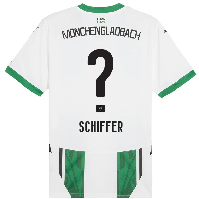 Danxen Kvinnor Ben Schiffer #0 Vit Grön Hemmatröja Matchtröjor 2024/25 Tröjor T-Tröja