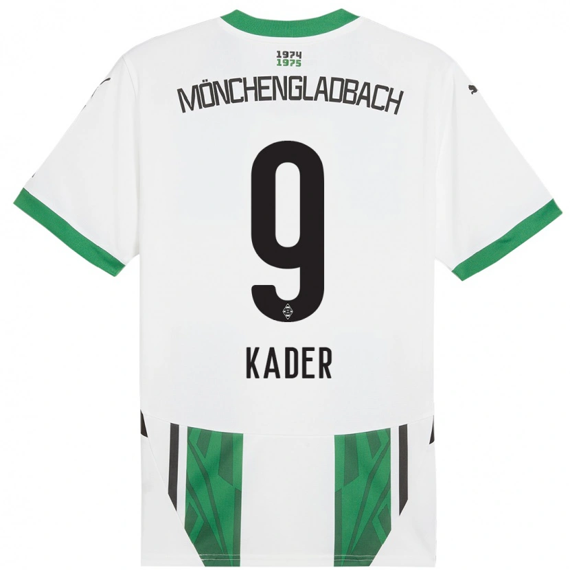 Danxen Kvinnor Cagatay Kader #9 Vit Grön Hemmatröja Matchtröjor 2024/25 Tröjor T-Tröja