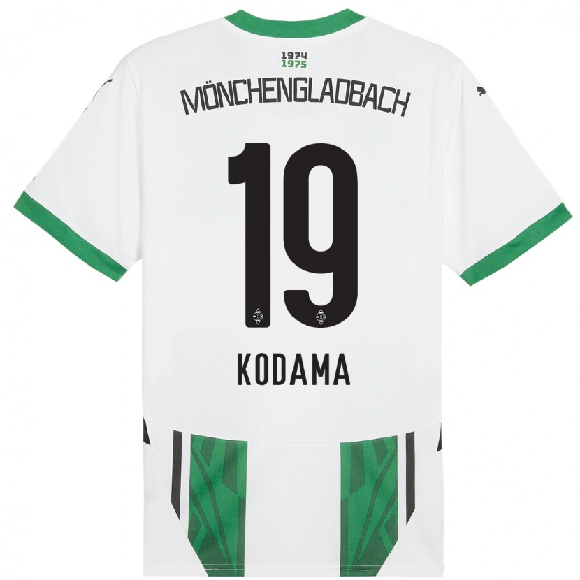 Danxen Kvinnor Keiko Kodama #19 Vit Grön Hemmatröja Matchtröjor 2024/25 Tröjor T-Tröja