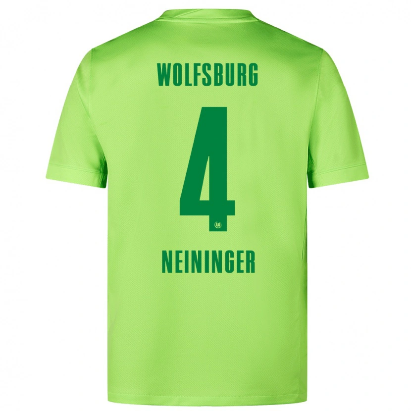 Danxen Kvinnor Till Neininger #4 Fluorescerande Grön Hemmatröja Matchtröjor 2024/25 Tröjor T-Tröja