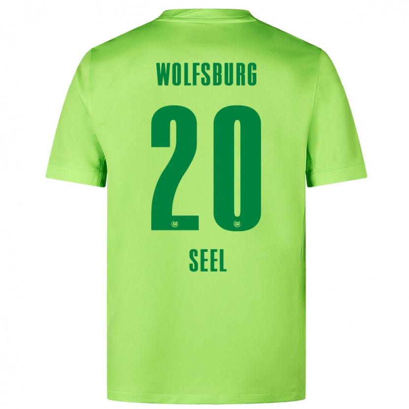 Danxen Kvinnor William Seel #20 Fluorescerande Grön Hemmatröja Matchtröjor 2024/25 Tröjor T-Tröja