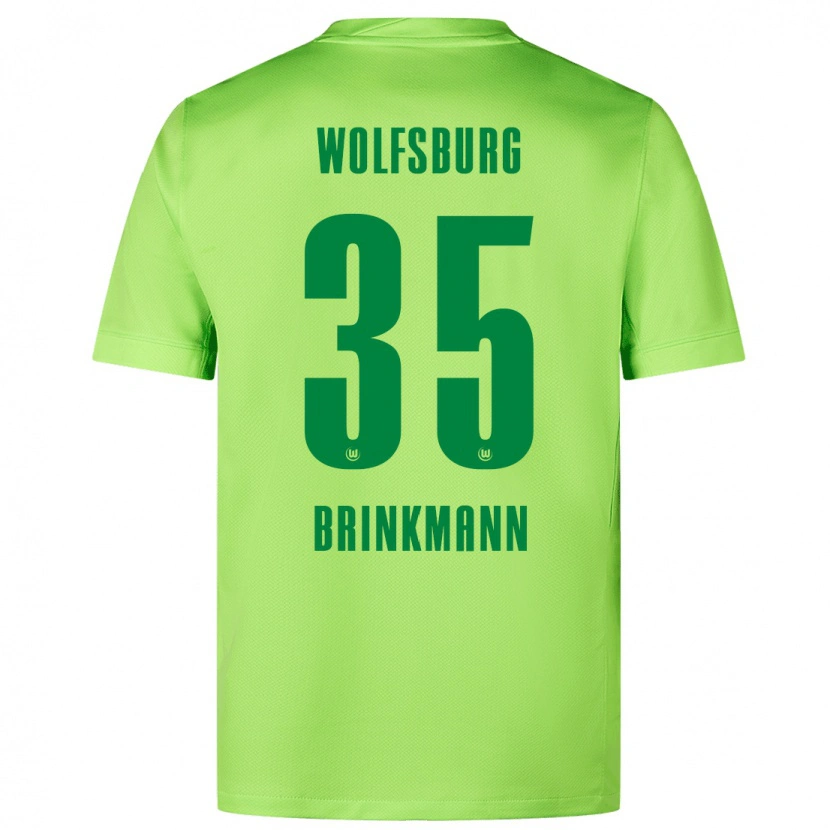 Danxen Kvinnor Karla Brinkmann #35 Fluorescerande Grön Hemmatröja Matchtröjor 2024/25 Tröjor T-Tröja