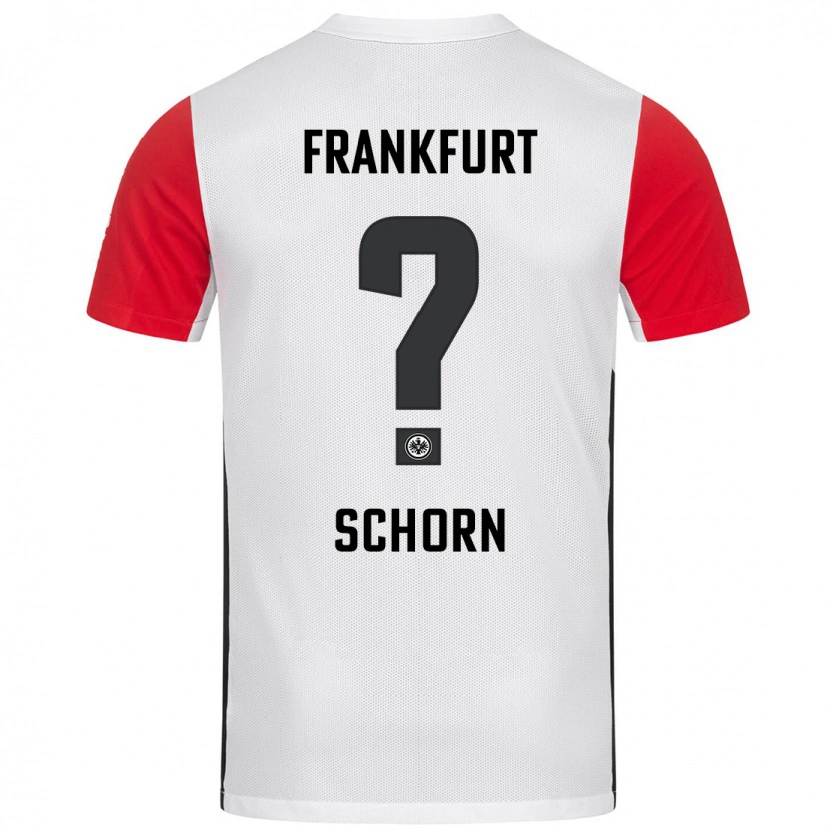 Danxen Kvinnor Moritz Schorn #0 Vit Röd Hemmatröja Matchtröjor 2024/25 Tröjor T-Tröja