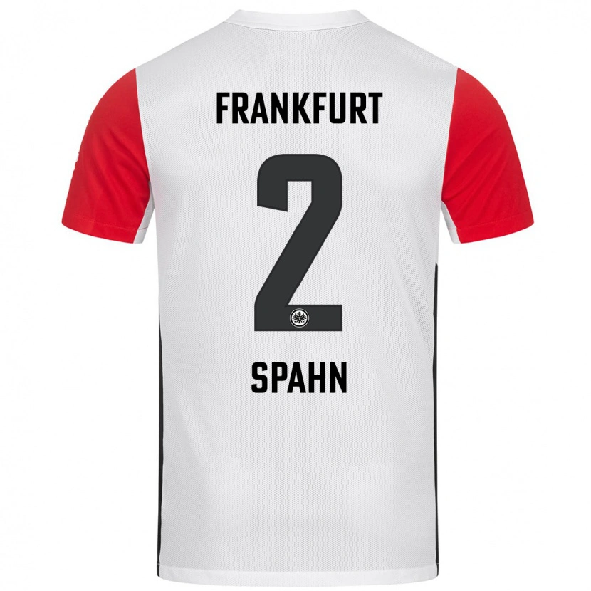 Danxen Kvinnor Maurice Spahn #2 Vit Röd Hemmatröja Matchtröjor 2024/25 Tröjor T-Tröja