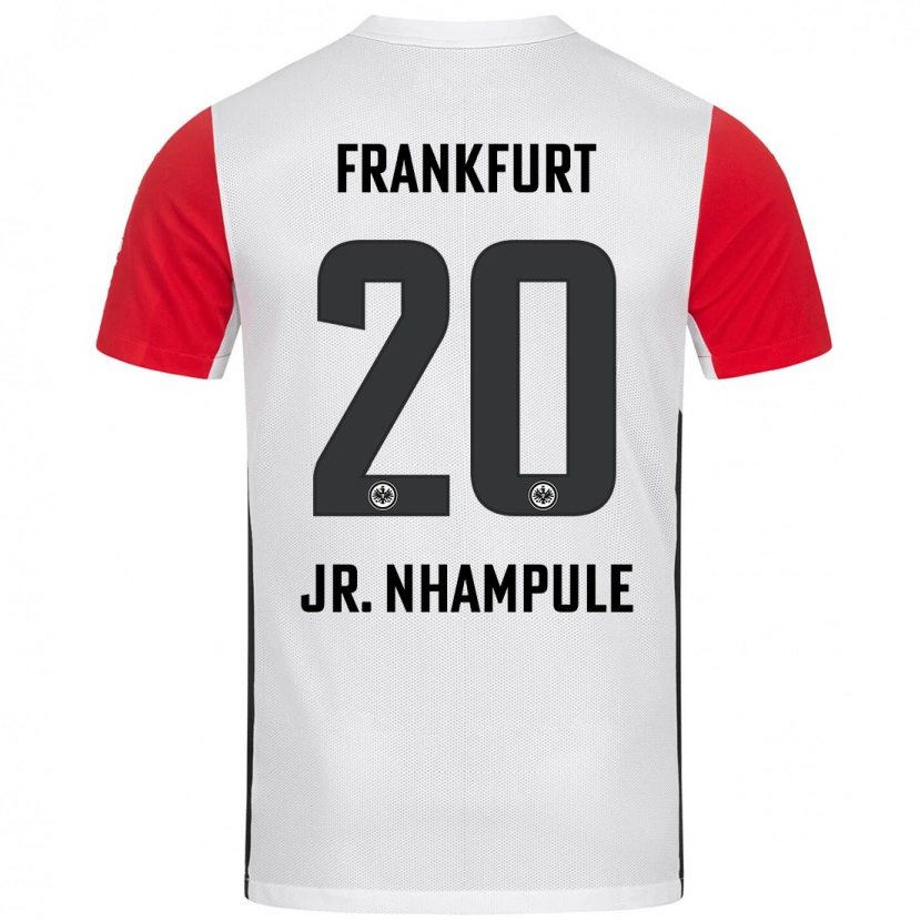 Danxen Kvinnor Antonio Junior Nhampule #20 Vit Röd Hemmatröja Matchtröjor 2024/25 Tröjor T-Tröja
