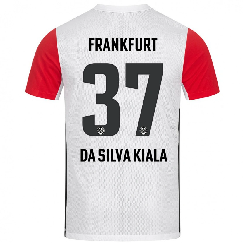 Danxen Kvinnor Joel Da Silva Kiala #37 Vit Röd Hemmatröja Matchtröjor 2024/25 Tröjor T-Tröja